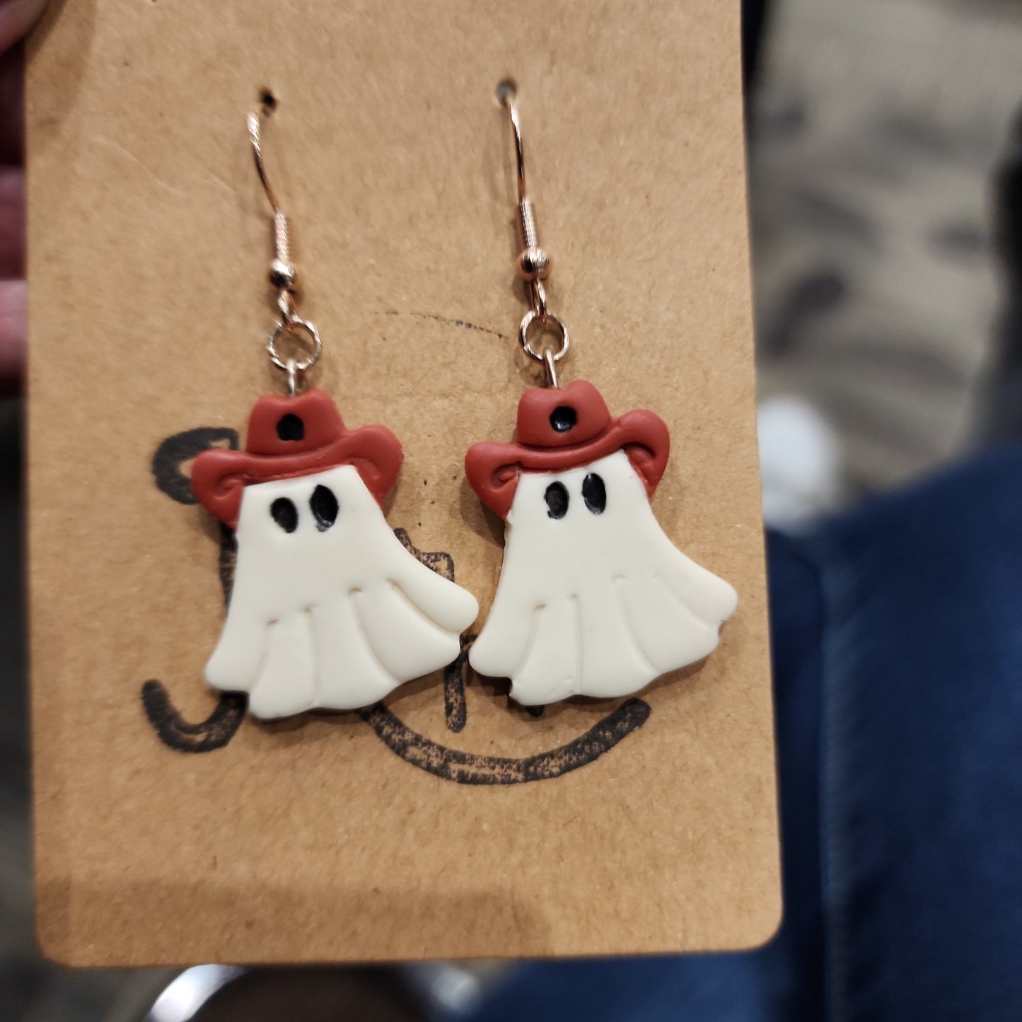Cowboy Ghostie dangles