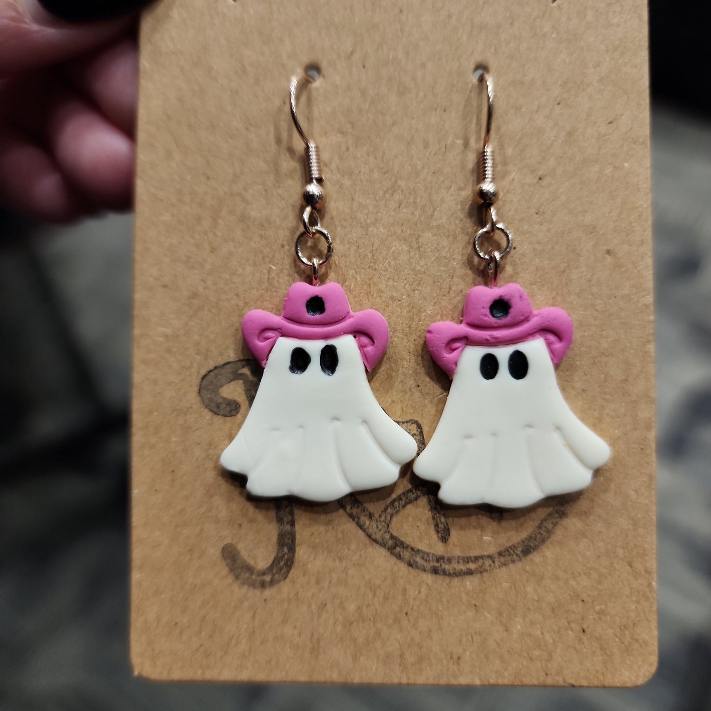 Cowboy Ghostie dangles