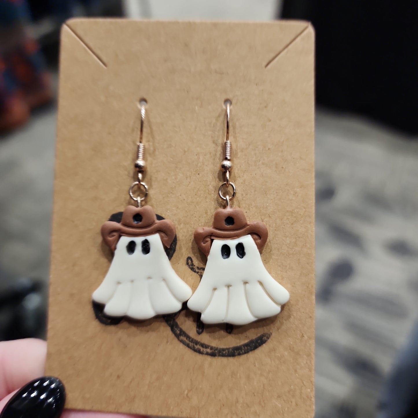 Cowboy Ghostie dangles