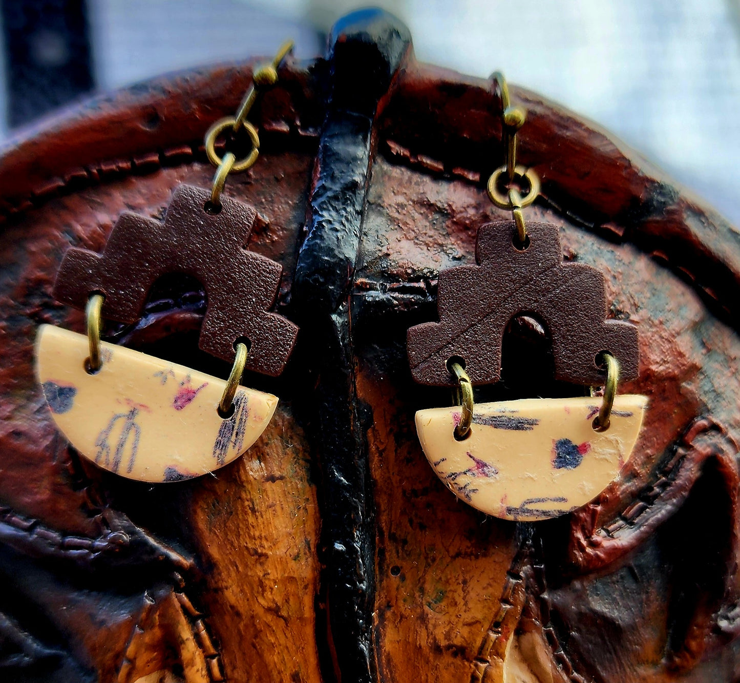 Aztec Cross Moon