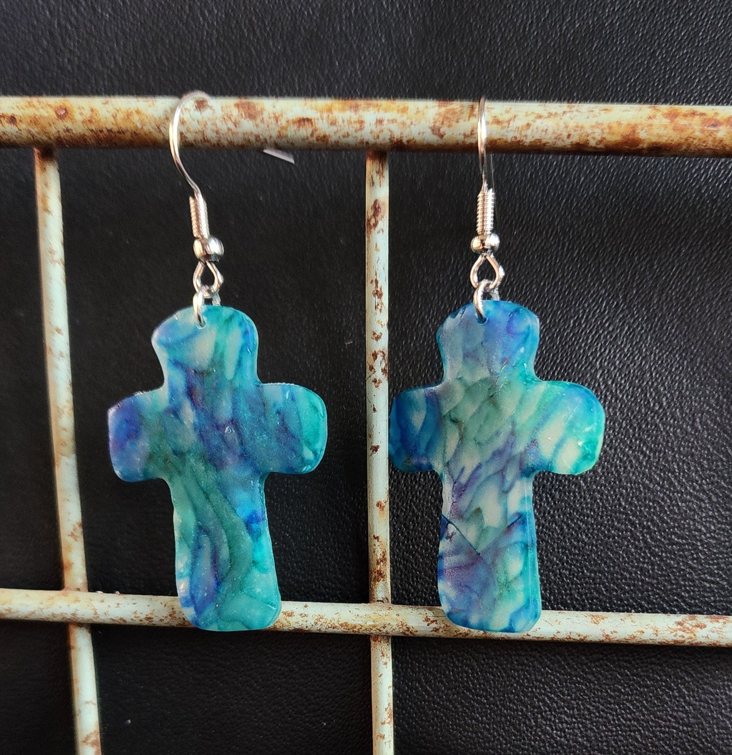 Stone Cross dangle