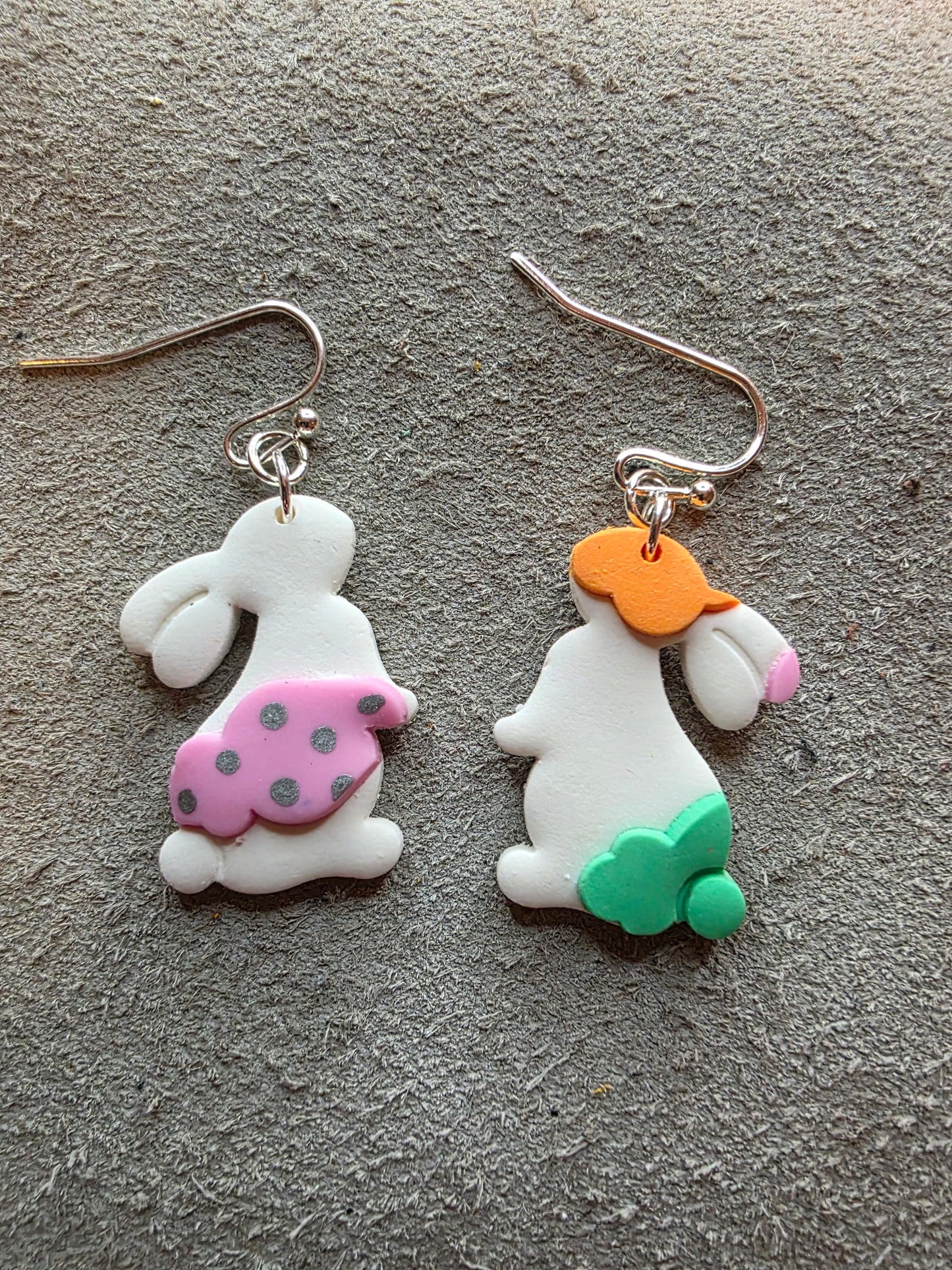The Silhouette Bunny dangle
