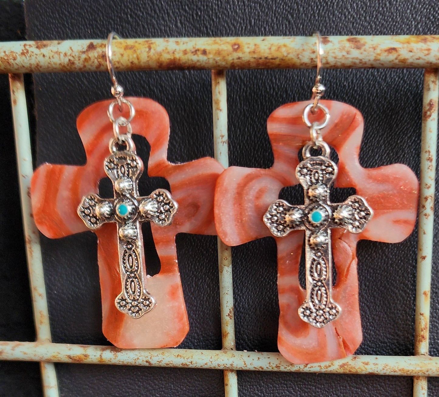 Cross charm dangle