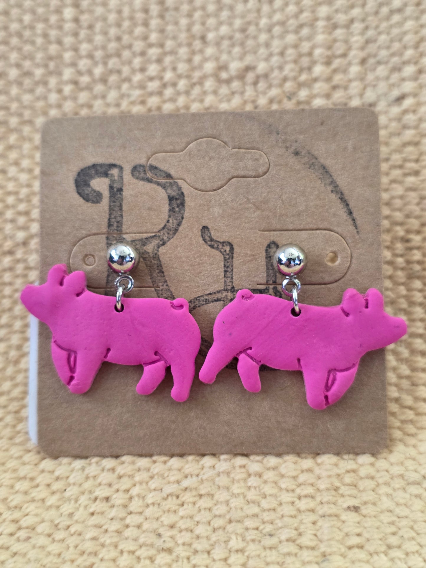 Pig Stud dangle