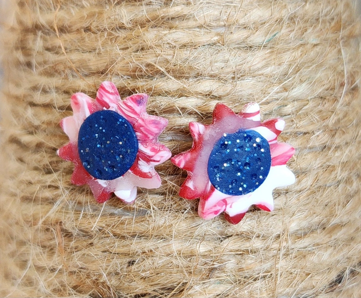 Sunflower studs
