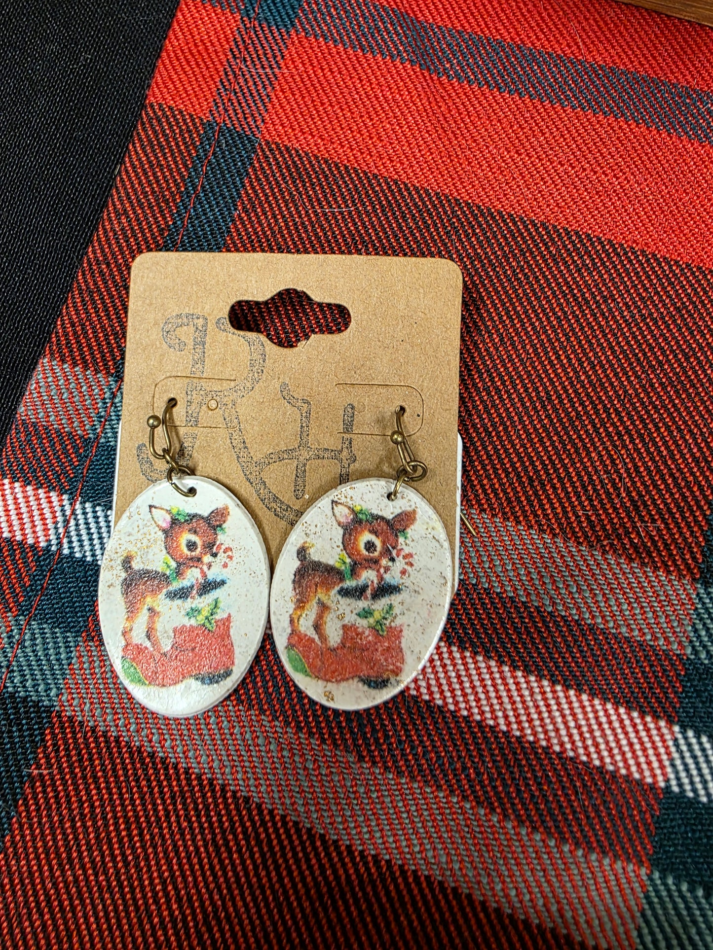 Vintage Reindeer Cameo
