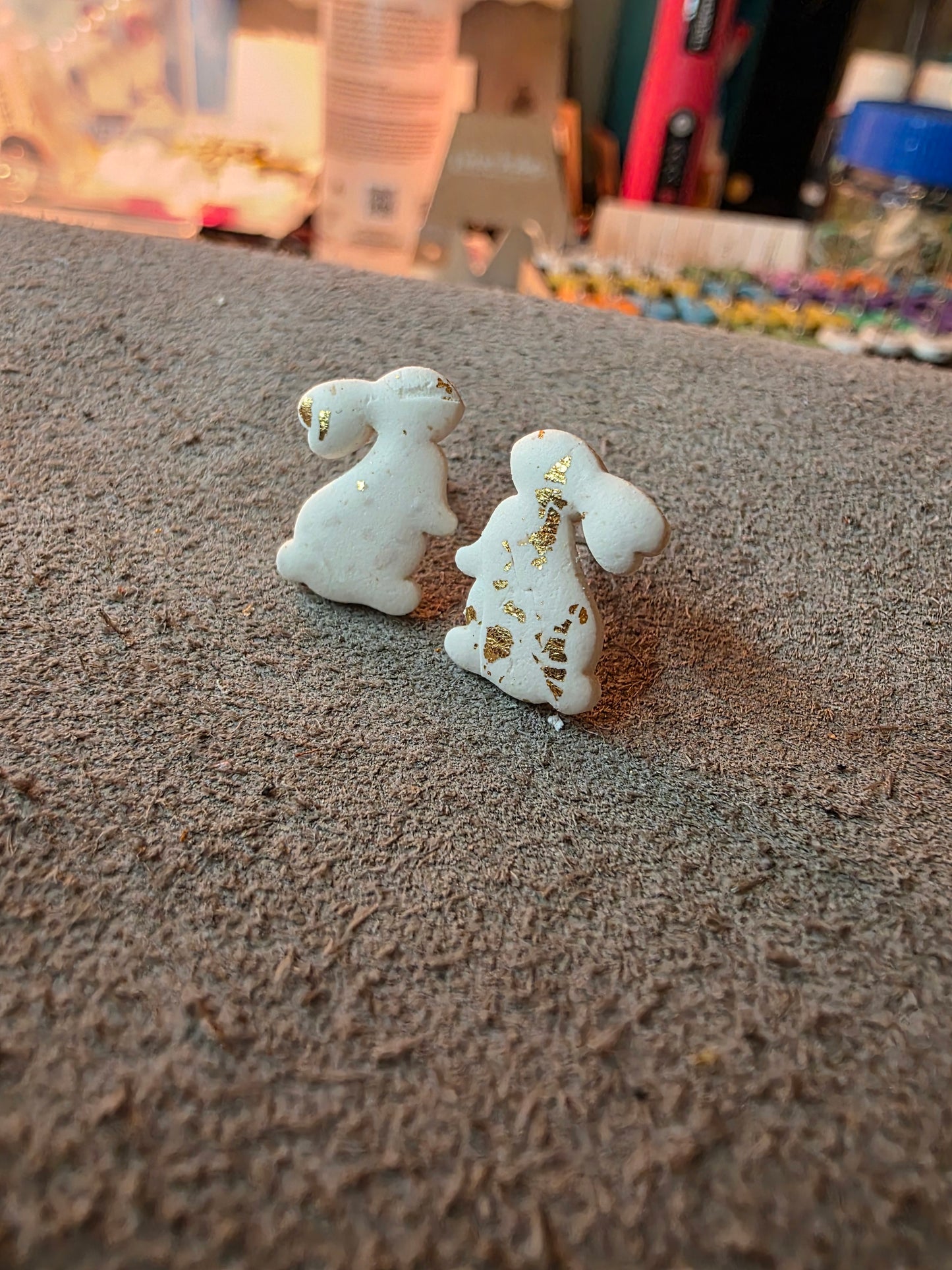 The Silhouette Bunny stud
