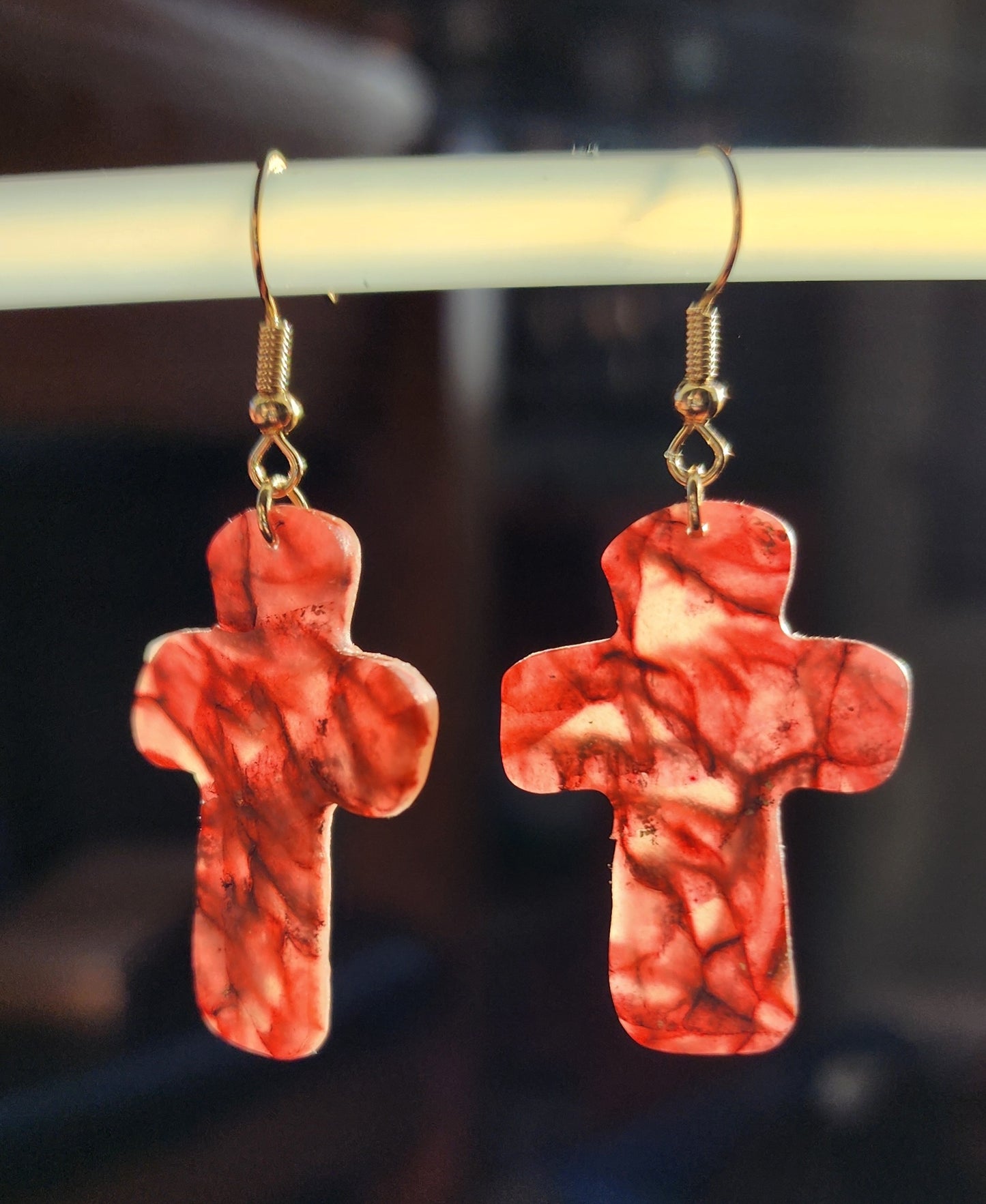 Stone Cross dangle