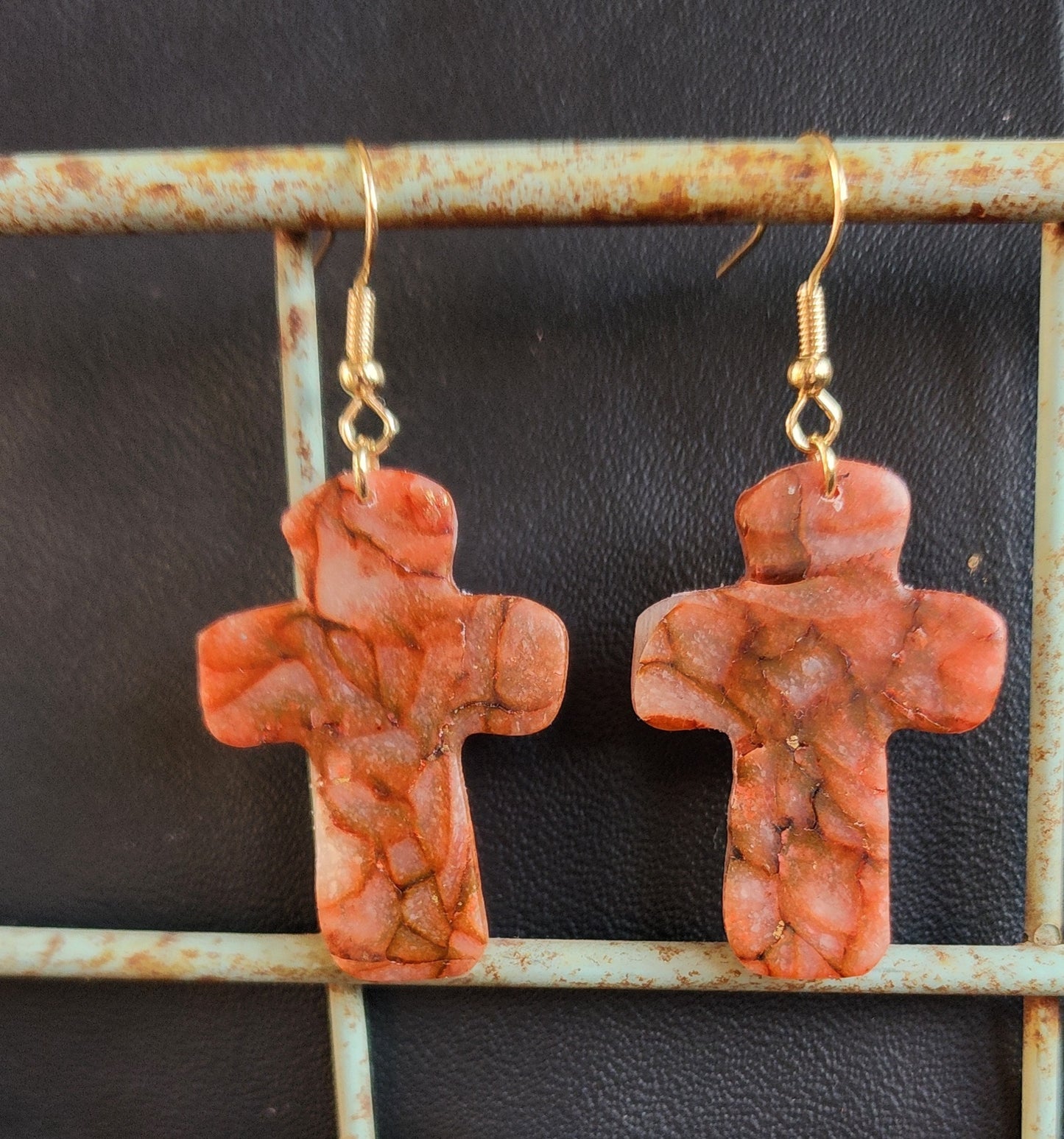 Stone Cross dangle