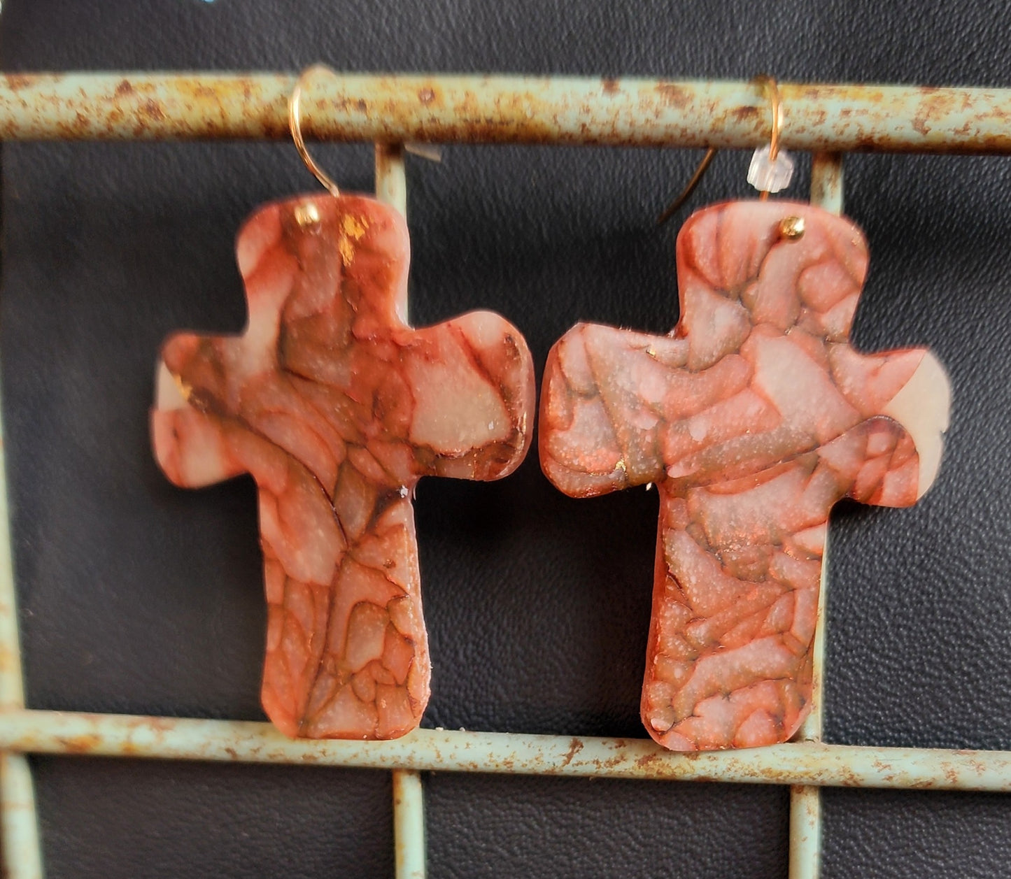 Stone Cross dangle