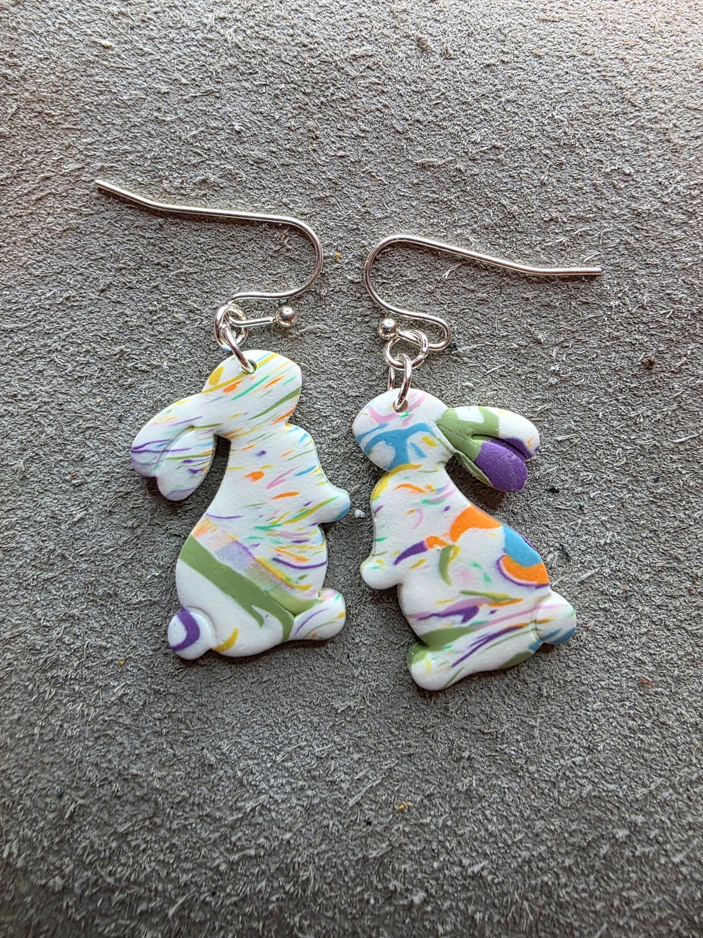 The Silhouette Bunny dangle