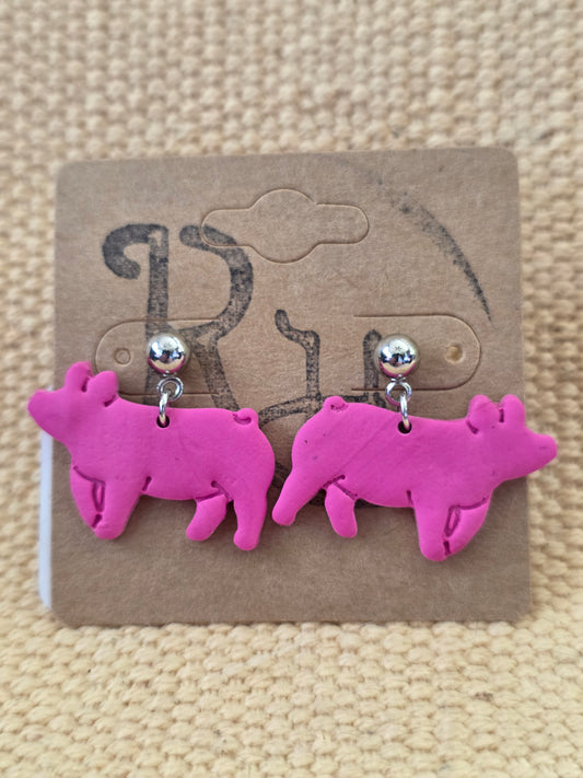 Pig Stud dangle