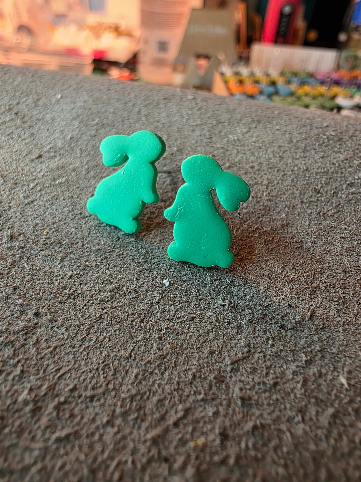 The Silhouette Bunny stud
