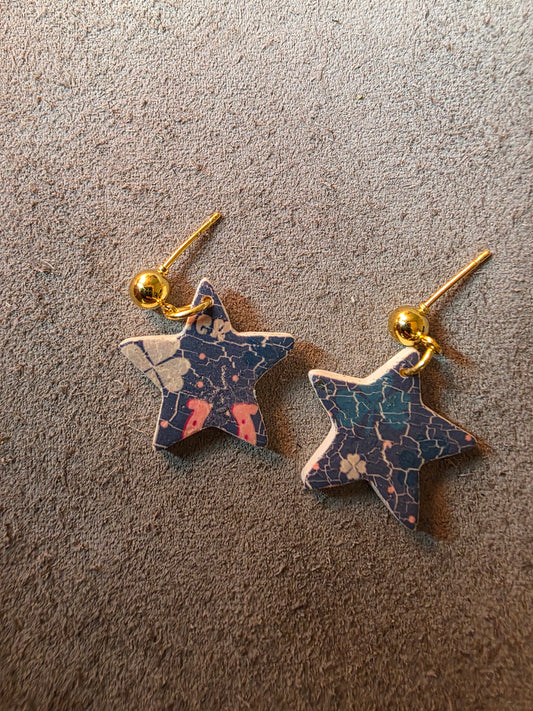 Star stud dangle
