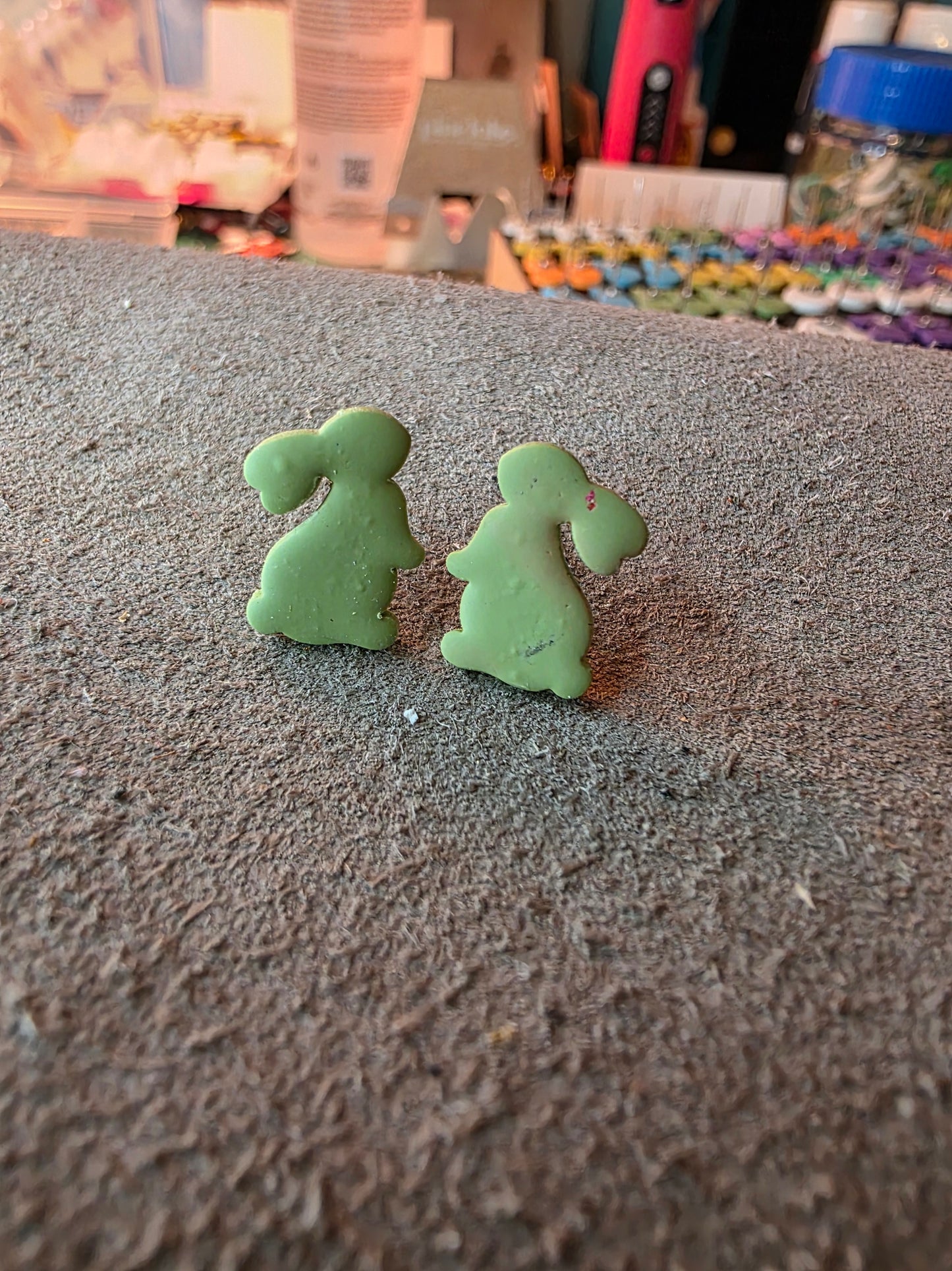 The Silhouette Bunny stud