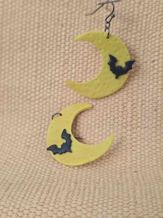 Spooky Crescent Moon